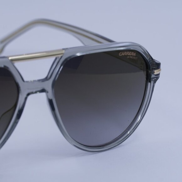 CARRERA 315/S 0KB7 FQ Sunglasses Transparent Grey Aviator Frame, Grey Lenses - Picture 4 of 11